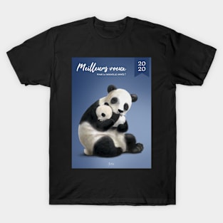 Greeting card Panda and her baby T-Shirt